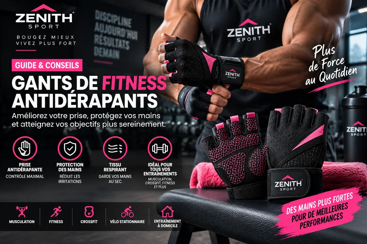 Gants de Fitness Antidérapants : Améliorez Votre Prise et Protégez Vos Mains